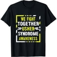 thumbnail image 1 of We Fight Together Usher Syndrome, Awareness T-Shirt mens t hirt men，black，women，misfits，journey ，boys, 1 of 4