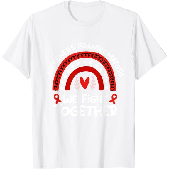 We Fight Together | Wegener's Granulomatosis Awareness T-Shirt100% cotton