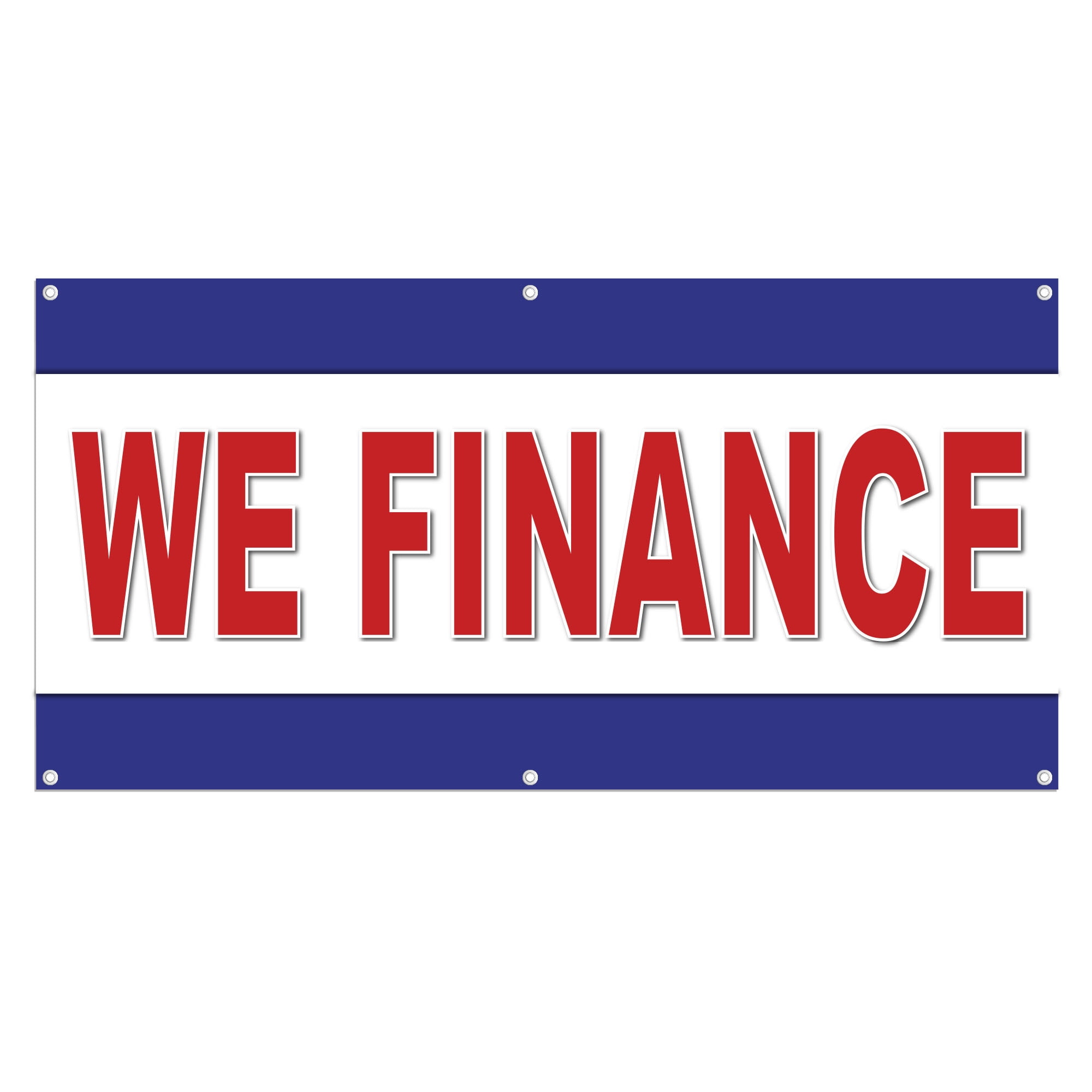 We Finance 13 oz Heavy Duty Vinyl Banner Easy Payments Sign We Finance ...