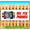 thumbnail image 1 of We Fix Phones 13 oz Vinyl Banner With Metal Grommets, 1 of 4