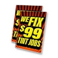 thumbnail image 1 of We Fix Tint Jobs $99 (24" X 36") 4mm Corrugated Plastic Panel, Graphics Applied To 1 Side (Pk of 2), 1 of 4