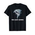 thumbnail image 1 of We Got Cows Tornado Chaser T-Shirt Black Tee, 1 of 5