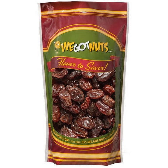 Dark California Dried Raisins By We Got Nuts-5 lbs (80oz)- Premium Kosher Dried Raisins- Grown In The USA- Natural, Pure, Unsalted, No Sugar Added- Gourmet Savory Flavor- Air-Tight Resealable Bag