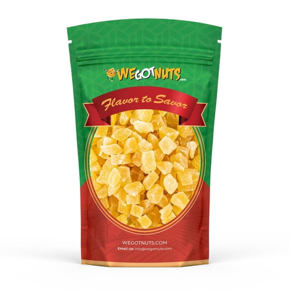 We Got Nuts Dried Pineapple Chunks, Freshly Packed Gourmet Savory Snack Fruit, Kosher, 5 lb, 80 oz