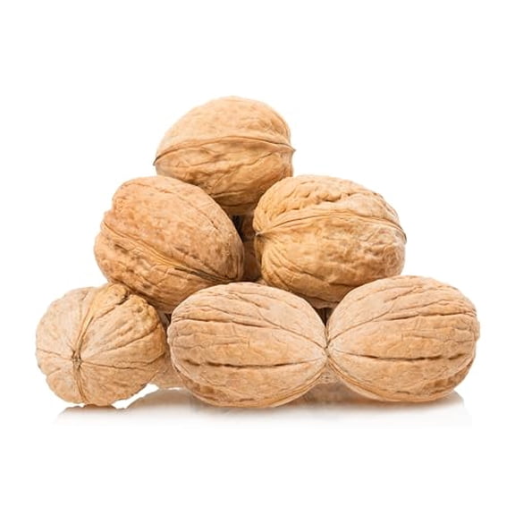 We Got Nuts Raw California Walnuts in Shell, Unsalted Oil-Free Nuts, Kosher, 4 lb, 64 oz, Resealable Bag