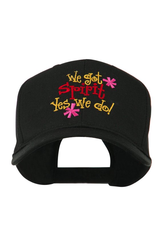 We Got Spirit Yes We Do Embroidered Cap - Black OSFM