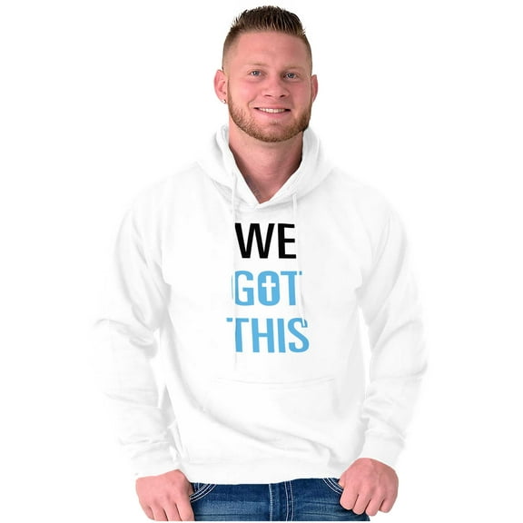 We Got This Religious Jesus Christ Unisex Plus Fleece Graphic Hoodie Brisco Brands 2X