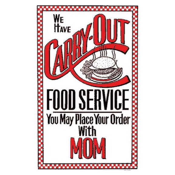 We Have Carry-Out Food Service Refrigerator Magnet