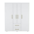 thumbnail image 1 of We Have Furniture Armoire Elma, Bedroom, White, 1 of 7