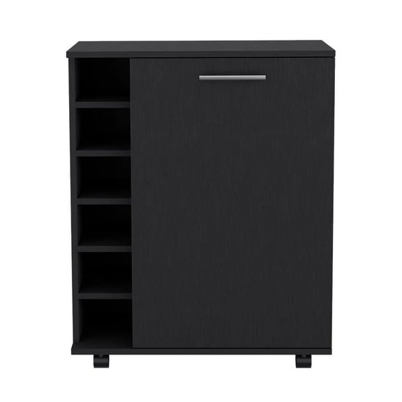 We Have Furniture Bar Cart Cisco, Living Room, Black