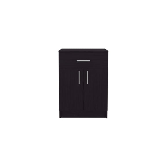 We Have Furniture Coffee Cart Netal, Black