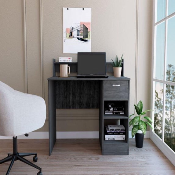 We Have Furniture Computer Desk Delmar, Office, Smoky Oak