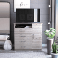 thumbnail image 1 of Treevol Furniture, Dresser Beaufort, Four drawers, Light Gray Finish- Bedroom, 1 of 9