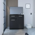 thumbnail image 1 of We Have Furniture Multi-Functional Dresser Carlin with  Drawers and Top Surface as TV Stand, Black, 1 of 2