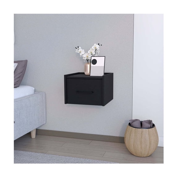 TREEVOL FURNITURE Floating Nightstand Calion