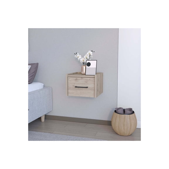 TREEVOL FURNITURE Floating Nightstand Calion