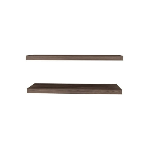 We Have Furniture Floating Shelf Dallas, Living Room, Dark Walnut