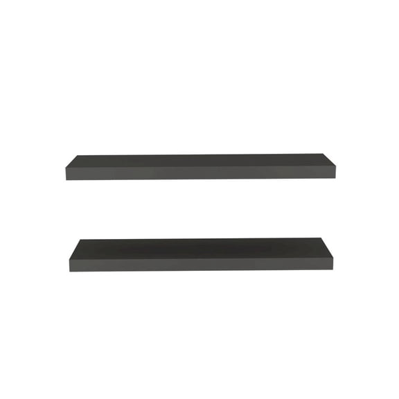 We Have Furniture Floating Shelf Dallas, Living Room, Matt Gray