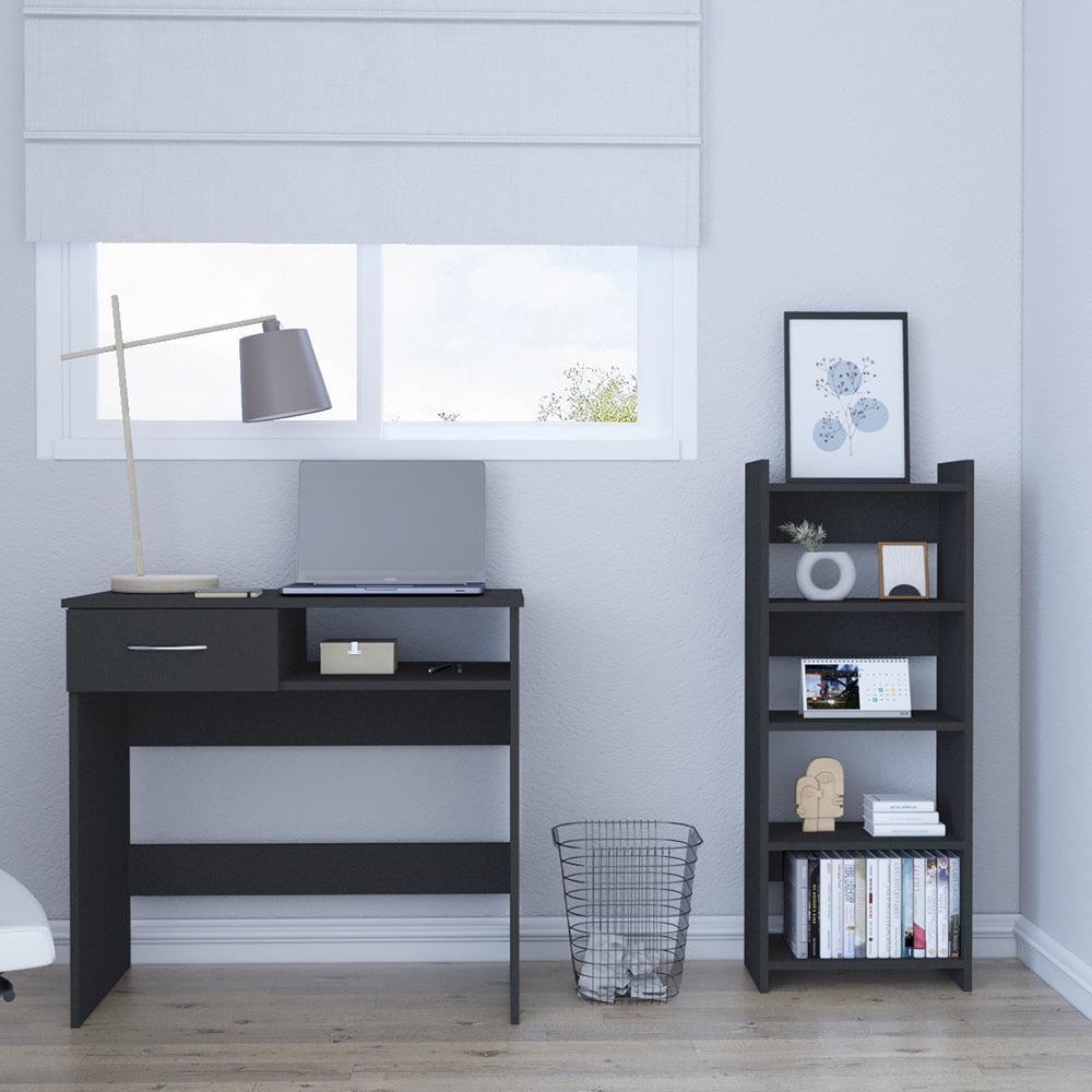 We Have Furniture Home Office Set Caldwell, Keyboard Tray, Black Wengue Finish
