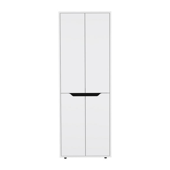 We Have Furniture Multistorage Kitchen Pantry Hepler, Kitchen, White / Black