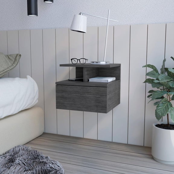 Treevol Furniture Floating Nightstand Flopini