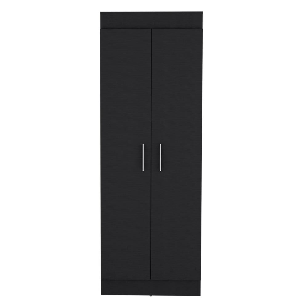 We Have Furniture Pantry Cabinet Clinton, Kitchen, Black
