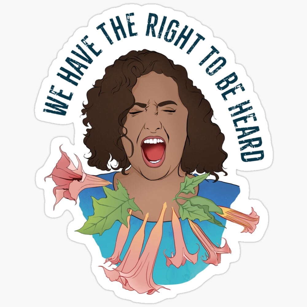 We Have The Right To Be Heard Sticker Phone Decal Water Bottle Stickers ...