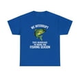 thumbnail image 1 of We Interrupt This Marriage To Bring You Fishing Season Funny T-shirt, 1 of 9