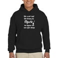 thumbnail image 1 of We Listen To Music Hoodie Men -Smartprints Designs, Male 5X-Large, 1 of 4