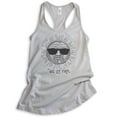 thumbnail image 1 of We Lit Fam Tank Top, Ladies Racerback Tank Top, Sun Tank, Sunshine Tank, Fam Tank, Silver Gray, Large, 1 of 3