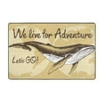 thumbnail image 1 of We Live for Adventure Shaggy Area Rug, Rugs for Living Room Bedroom Non Slip Door Mat Indoor Carpet Machine Washable Nursery Home Decor Floor Mats for Entryway 60x39in-#, 1 of 5