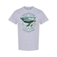 thumbnail image 1 of We Live For Adventure Whale T-Shirt Men -Image by Shutterstock, Male 3X-Large, 1 of 2