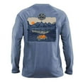 thumbnail image 1 of We Live For Saturdays Campfire Long Sleeve Tee-Navy-XL, 1 of 4