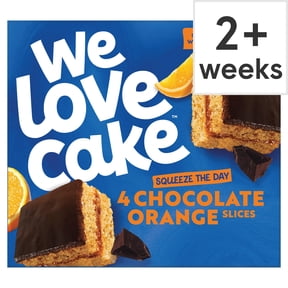 We Love Cake Free From Chocolate Orange Slices 4 pack 132g, Imported from Britain