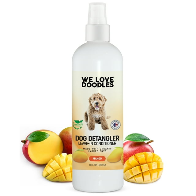 We Love Doodles Dog Detangler Spray Leavein Conditioner for Dogs