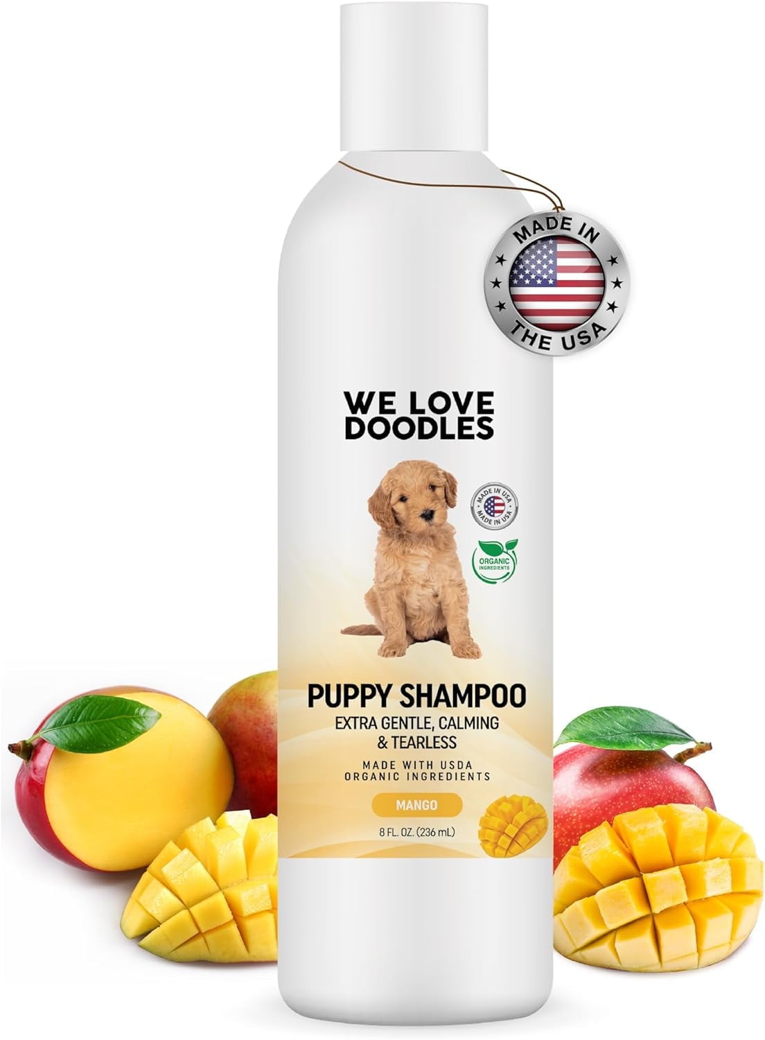 We Love Doodles Puppy Shampoo Best Shampoo For Puppies Tearless USDA Organic Calming