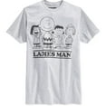 thumbnail image 1 of We Love Fine Mens Ladies Man Graphic T-Shirt, Grey, Small, 1 of 1