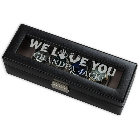 We Love You Personalized 6-Piece Watch Case