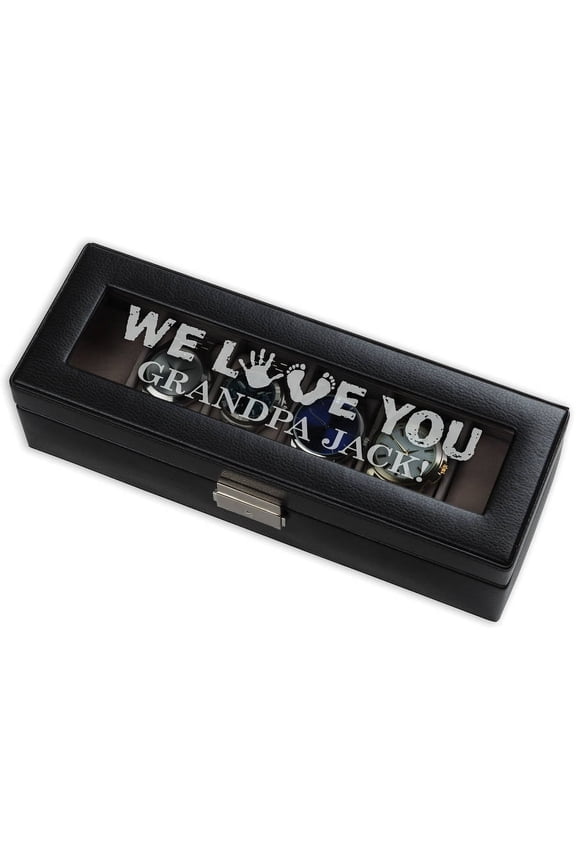 We Love You Personalized 6-Piece Watch Case