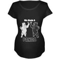 thumbnail image 1 of We Made A Panda Funny Maternity Soft T Shirt Black LG, 1 of 1
