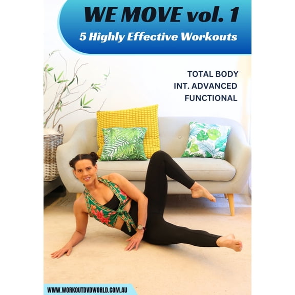 We Move 2 DVD Set 5 Workouts - Barlates Body Blitz - Linda Stejskal