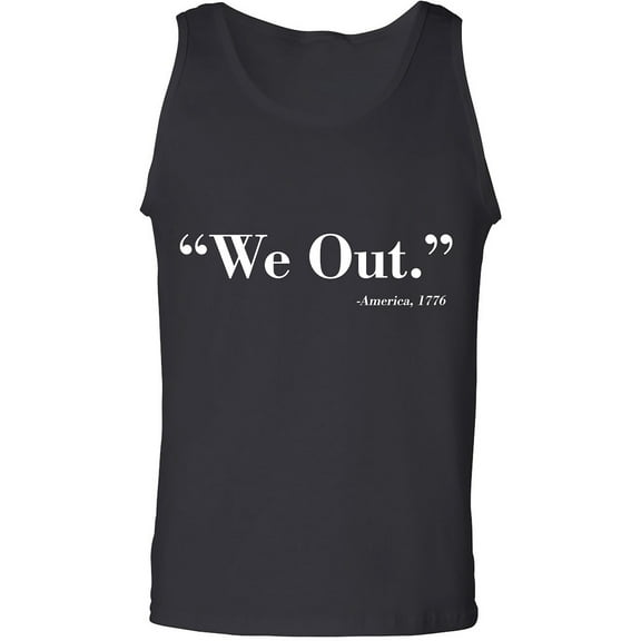 We Out. America 1776 Adult Tank Top