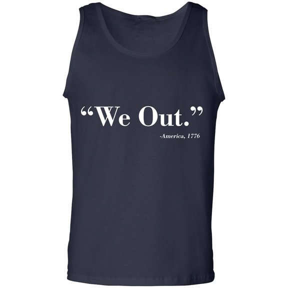 We Out. America 1776 Adult Tank Top