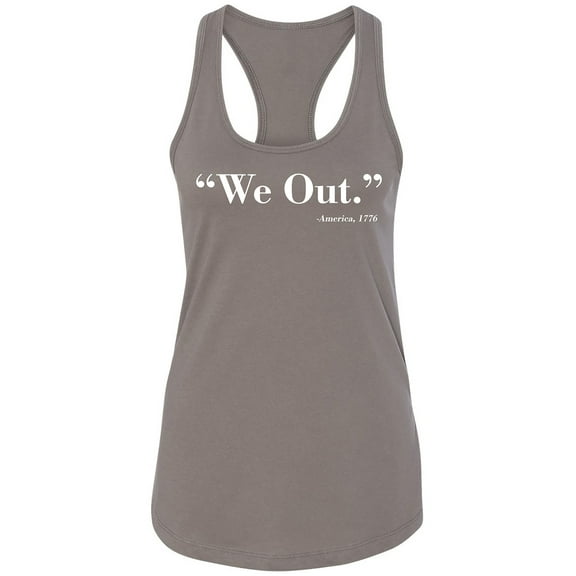 We Out. America 1776 Racerback Tank