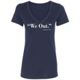 thumbnail image 1 of We Out. America 1776 Womens V-Neck T-Shirt, 1 of 2