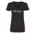 thumbnail image 1 of We Out. America 1776 Womens V-Neck T-Shirt, 1 of 2