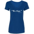 thumbnail image 1 of We Out. America 1776 Womens V-Neck T-Shirt, 1 of 2
