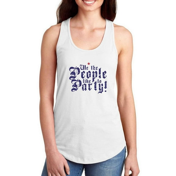 We People Like To Party Racerback Tank Women -Smartprints Designs, Female XX-Large