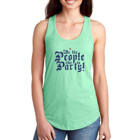 We People Like To Party Racerback Tank Women -Smartprints Designs, Female x-Small