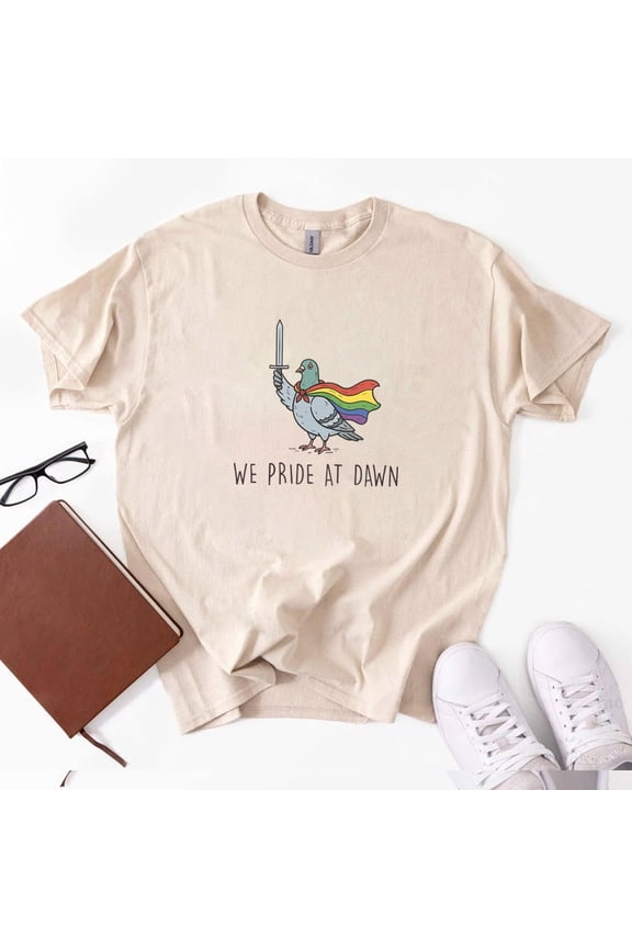 We Pride At Dawn T-Shirt, Pride Month 2026 Merch, Funny Pegion Tee